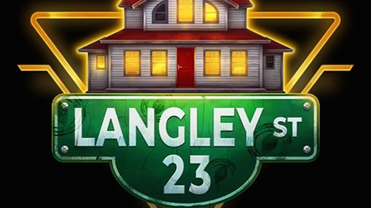 Tampilan visual slot Langley Street 23 dengan nuansa investigasi detektif